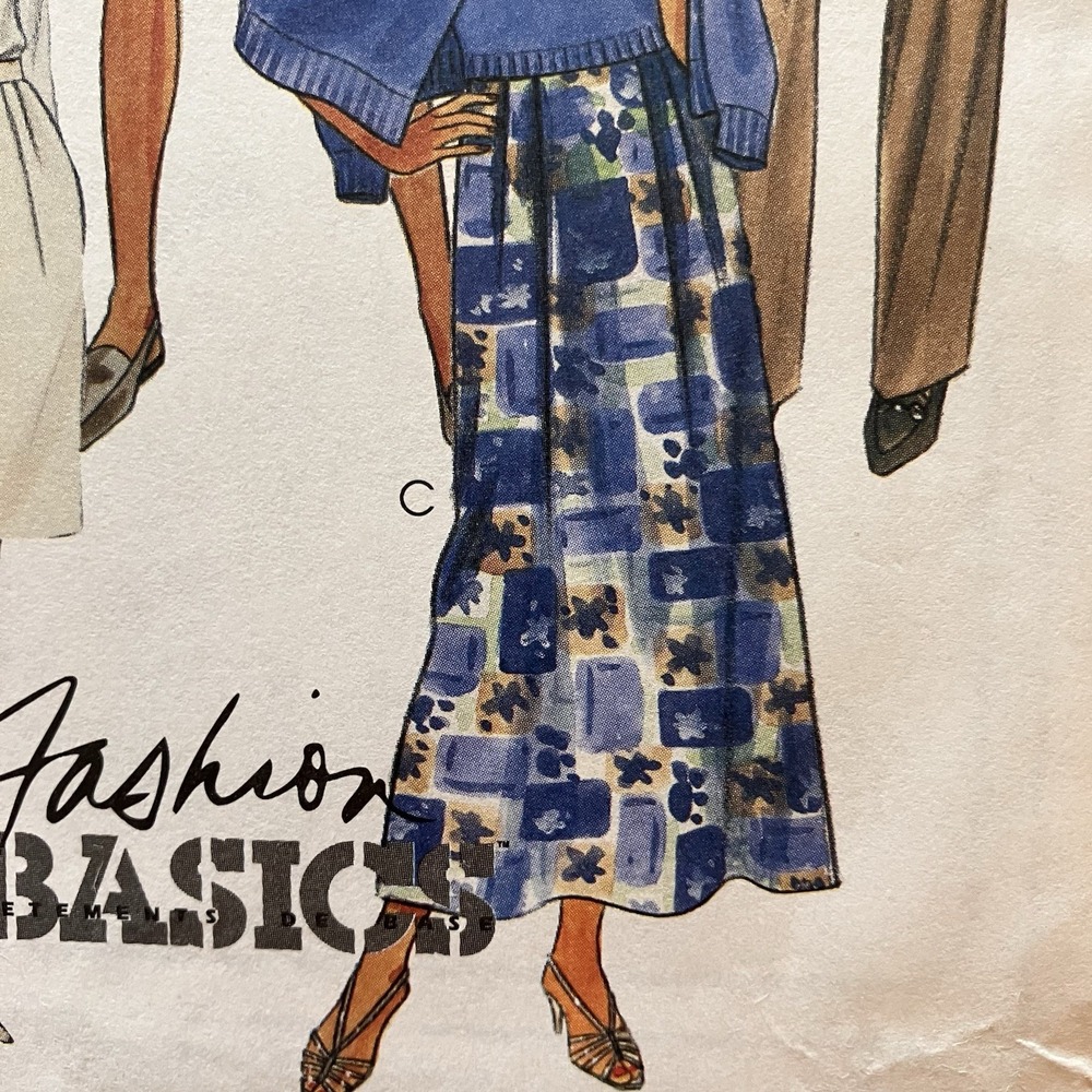 McCALL'S 8845 MISSES PULL ON PANTS SHORTS & SKIRTS PATTERN-UNCUT-14-16-18‎ - Picture 2 of 11